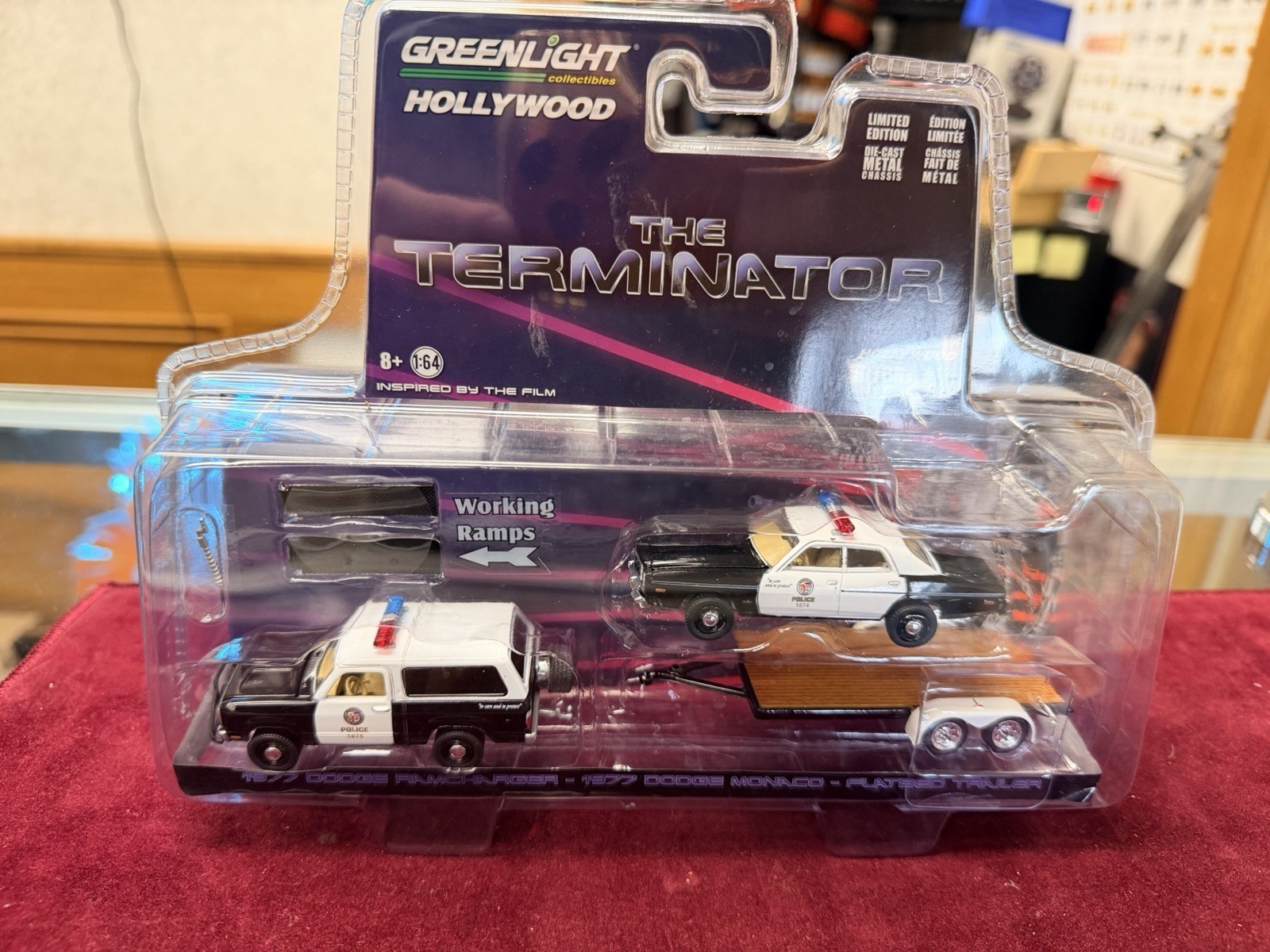 Greenlight Hollywood The Terminator series 5 dodge ramcharger + dodge monaco