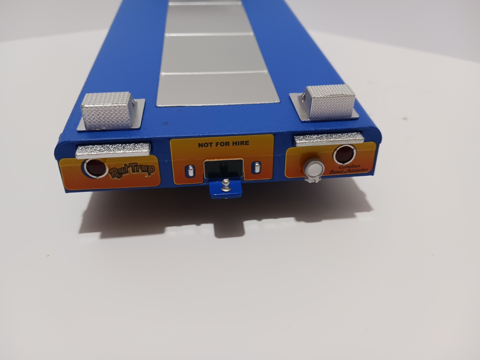 1:18 “RAT TRAP” 1970 DODGE D-300, VINTAGE RAMP, TRUCK DRAG RACE HAULER by ACME