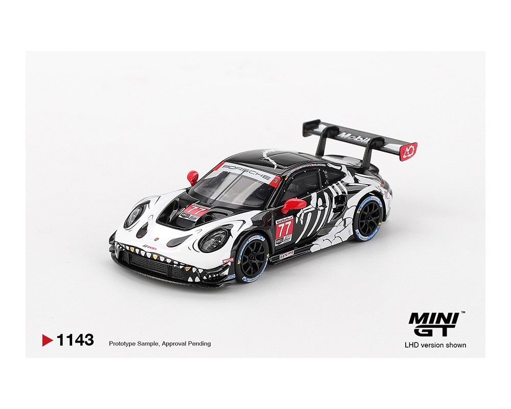 Mini Gt #1143 Porsche 911 Gt3 R #77 Ao Racing 2025 Imsa Petit Le Mans