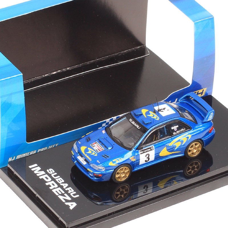 1/64 Scale Subaru Impreza WRC #3 #4 #8 RAC Rally 1997 Model Car Toy Hobby Japan