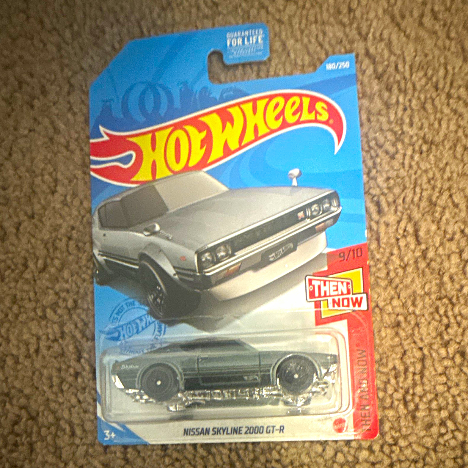 Hot Wheels Then and Now Nissan Skyline 2000 GT-R Gray 2000 1:64 Diecast Unopened