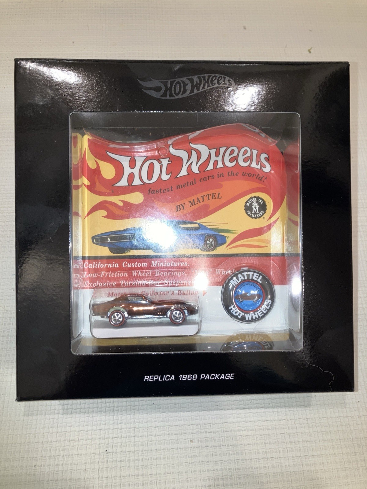 Hot Wheels Redline CUSTOM CORVETTE, Mint In Box, RLC Original 16, 2/6000 SWEET!