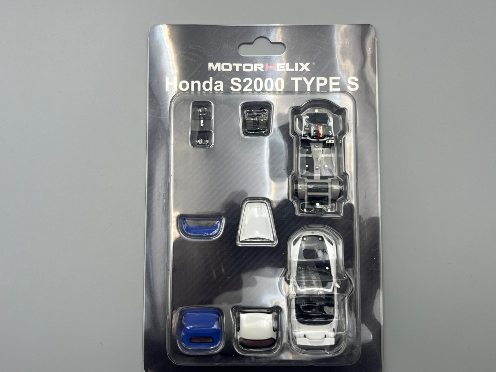 Honda S2000 Type S AP2 White Hardtop Convertible Kit MotorHelix 1/64 scale