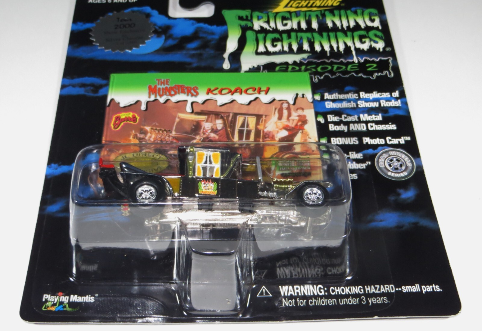 2000 Johnny Lightning Chrome MUNSTERS KOACH Only 2500 Made MU-061122