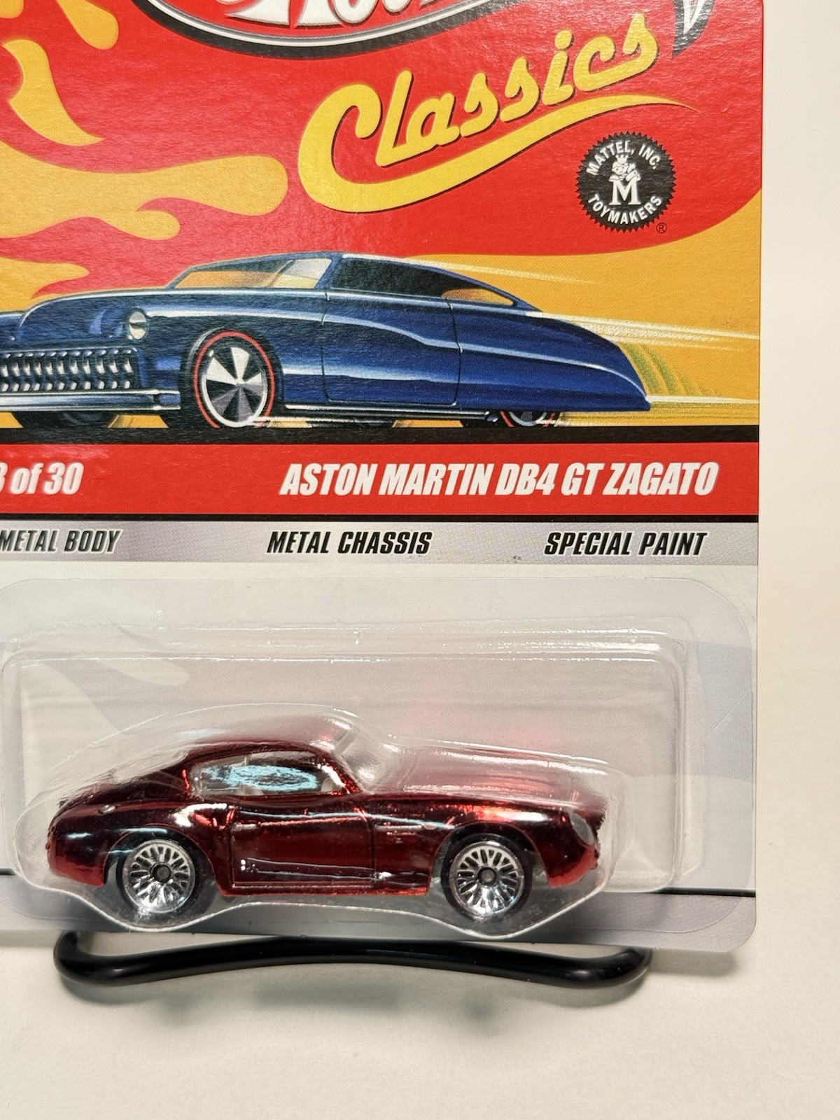 Hot Wheels Classics Series 5 – Aston Martin DB4 GT Zagato, Red w/Lace Wheels