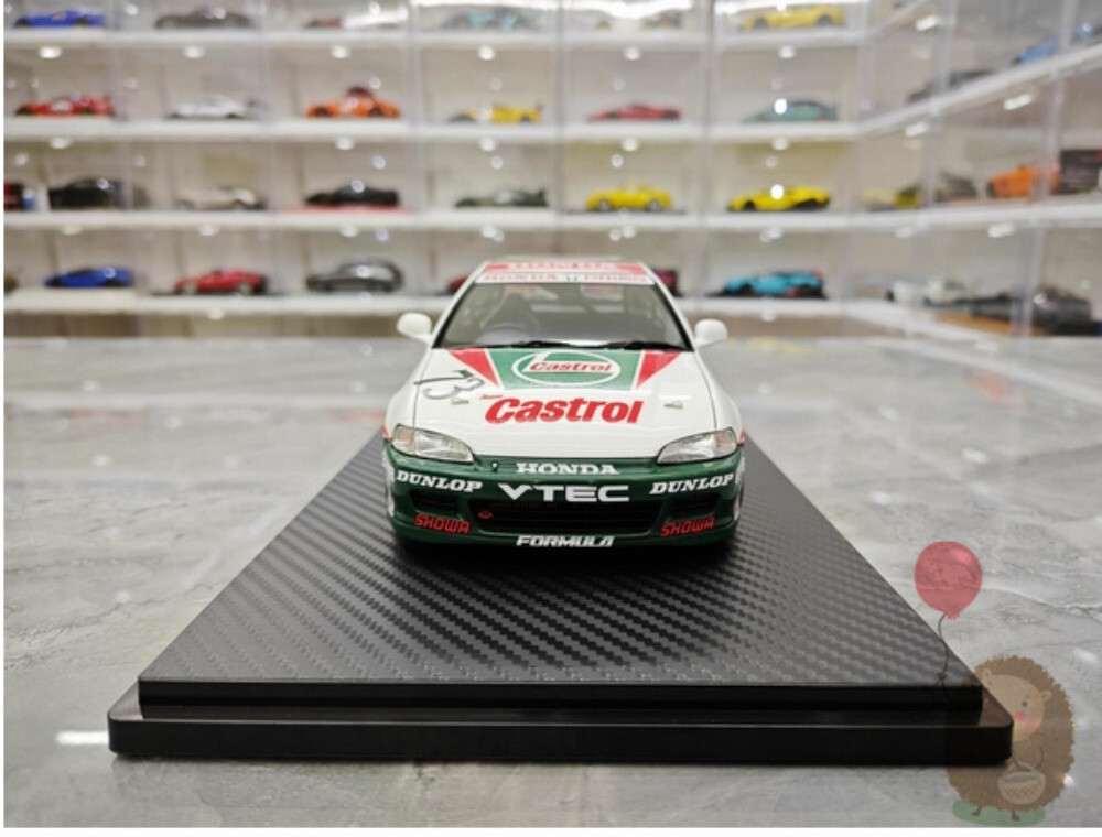 IG 1/18 Honda CIVIC EG6 #73 Resin model Diecast Model Car Simulation Boys Gifts