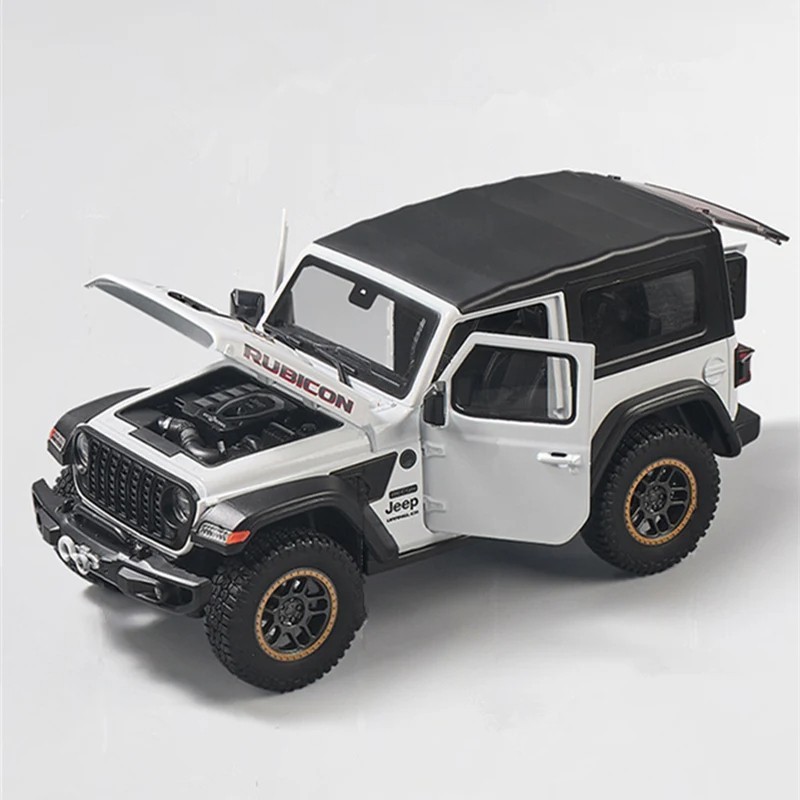 1:18 Jeep Wrangler Rubicon Alloy Off-road Vehicles Car Model Diecast & Toy Metal