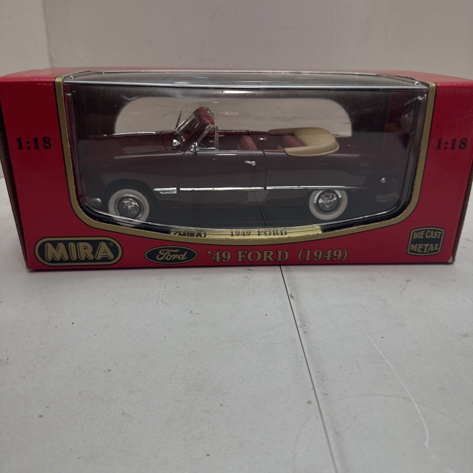 ford 1949 convertible 1/18 scale diecast MIRA Golden line