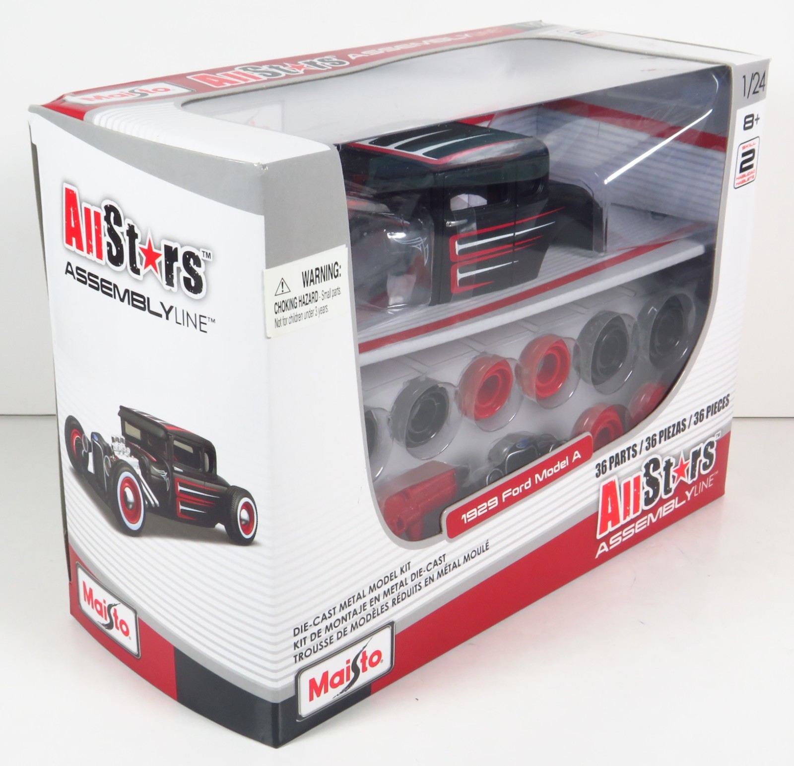 Maisto All Stars Assembly Line Rat Rod 1929 Ford Model A 29 Hot Rod Black 1:24