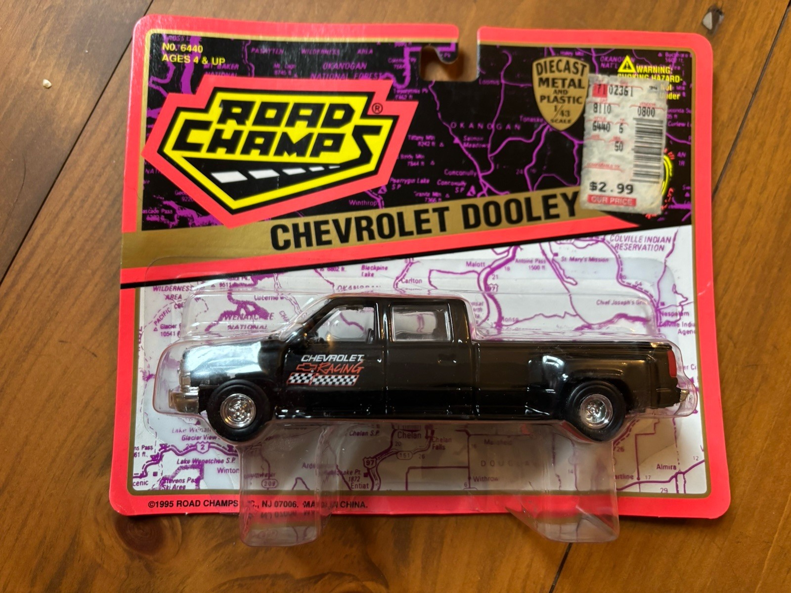 1994 Road Champs Chevrolet Big Dooley Die Cast Metal & Plastic 1:43 Scale NIP