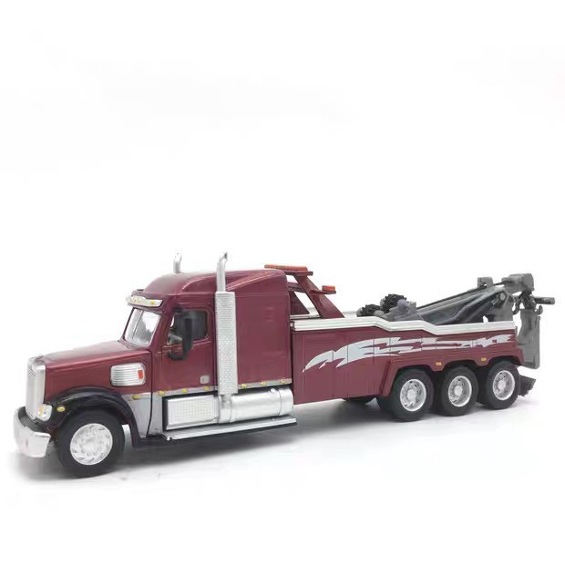 1:55 Freightliner Heavy Duty Tow Truck Diecast Plastic Model Static Display