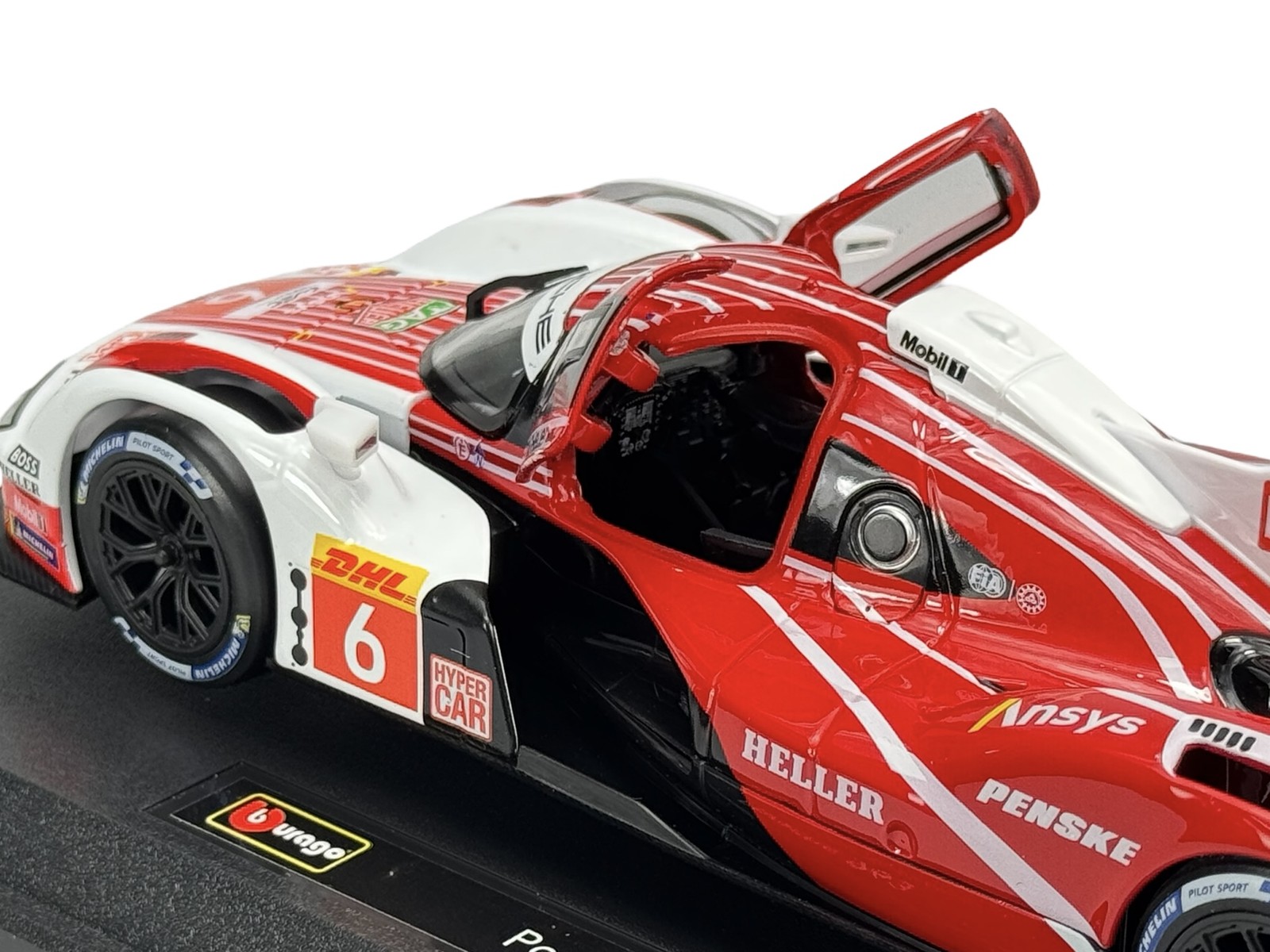 BBURAGO 2024 PORSCHE 963 #6 PORSCHE PENSKE FIA WEC LE MANS 1:24 DIE CAST 28042