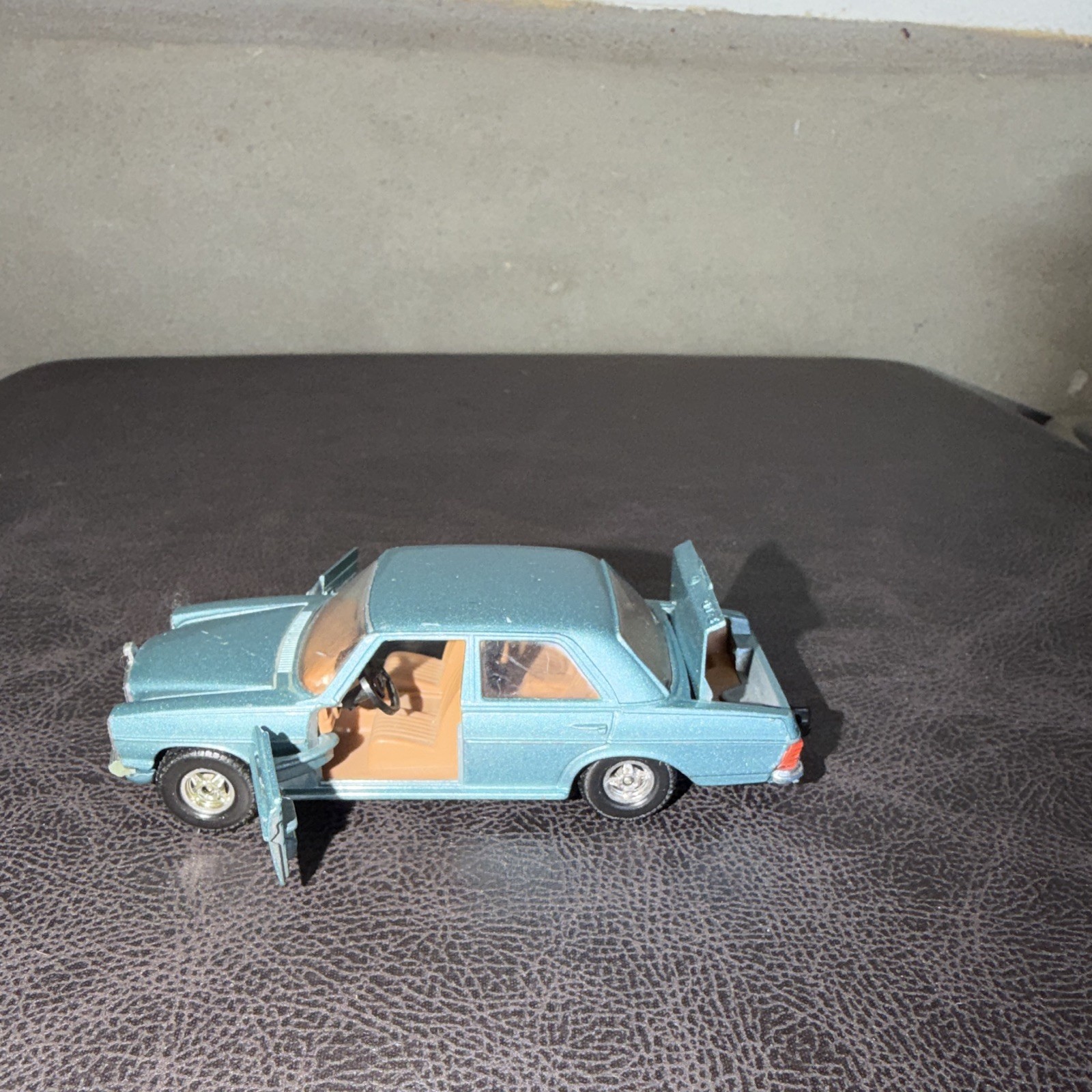 Corgi Mercedes-Benz 240 D Diecast Model Car Blue w/ Opening Doors