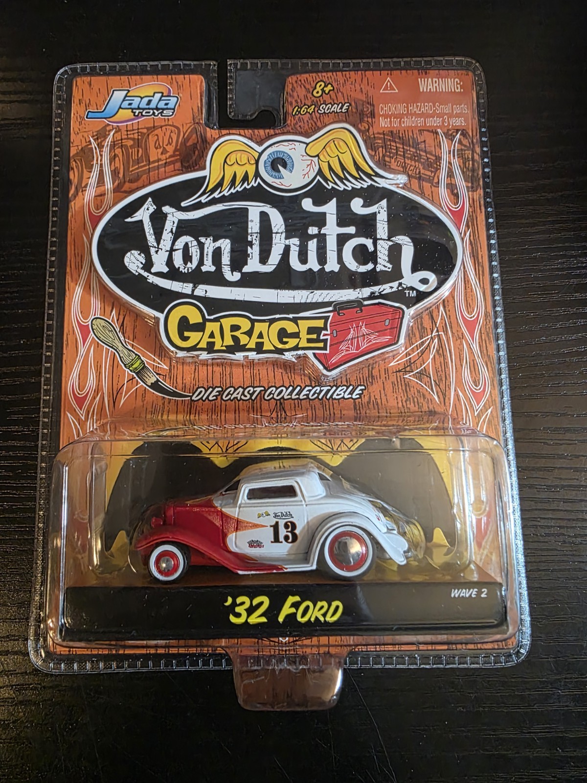 Von Dutch Garage Set Of 6 Jada Toys 2005 1:64 Scale Die Cast Year ‘32-‘59 NEW