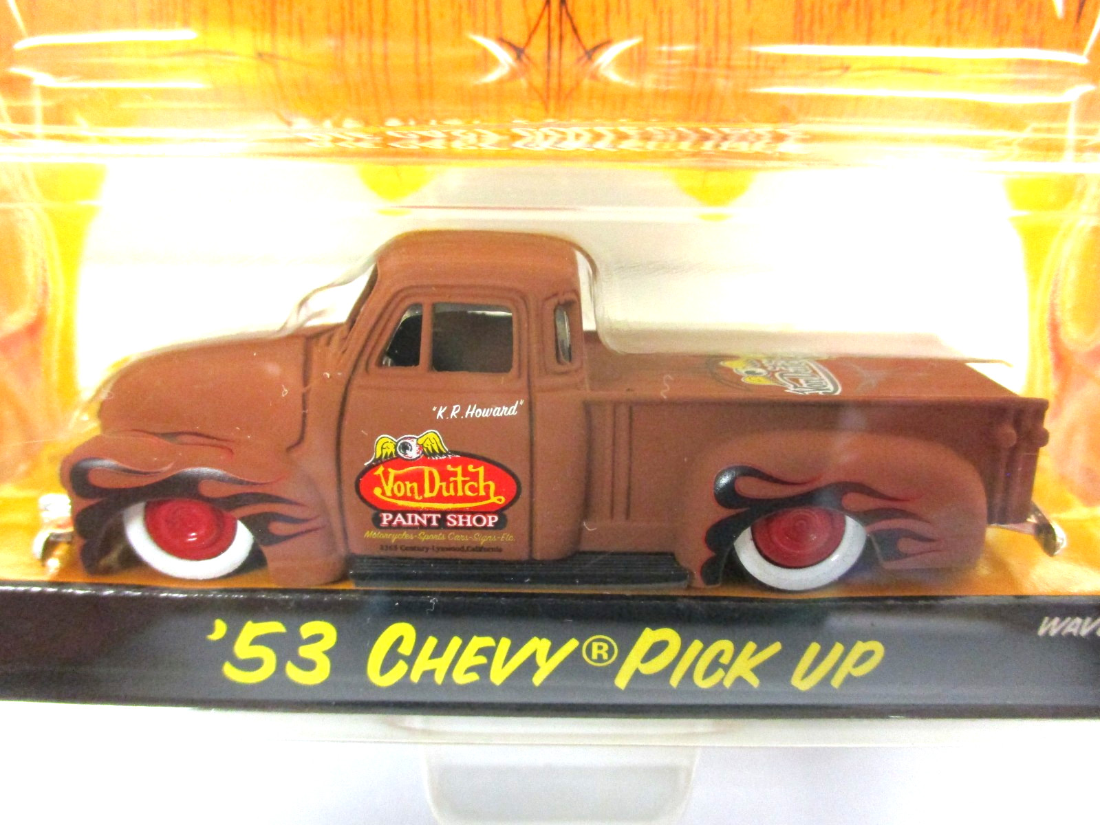 JADA – VON DUTCH – 1953 CHEVROLET 3100 PICKUP TRUCK LOWRIDER – 1/64 DIECAST