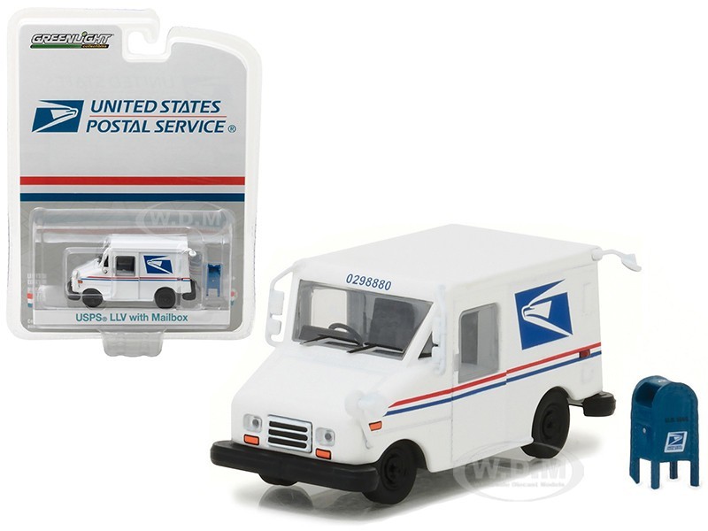 POSTAL DELIVERY VEHICLE (LLV) “USPS” 1/64 DIECAST MODEL BY GREENLIGHT 29888