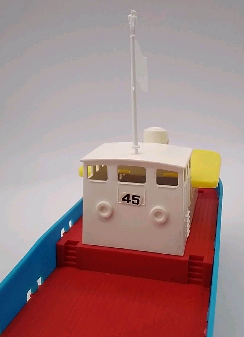 Matchbox Car-Ferry G-7 w/box, flag, paper 1971 – CARS MISSING!