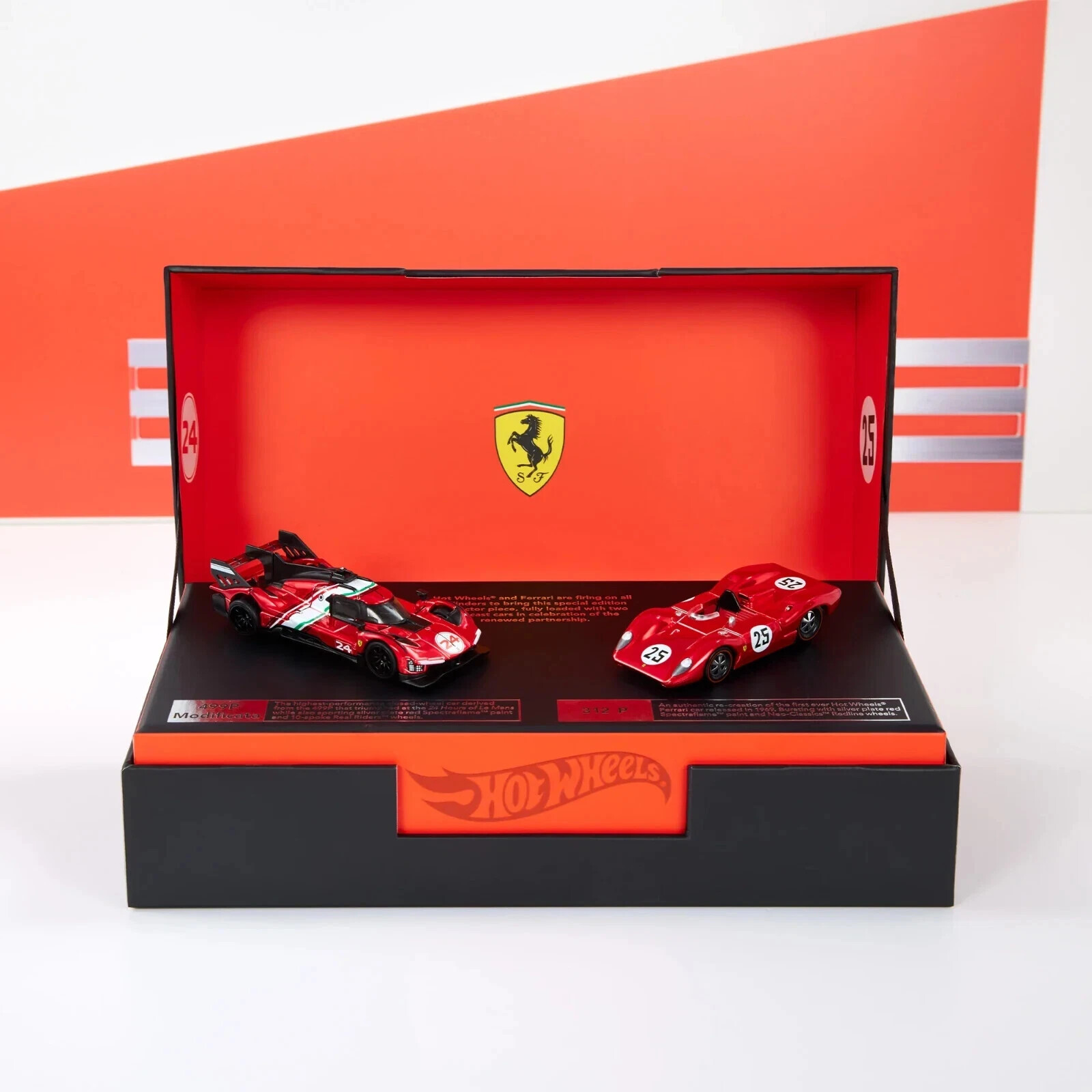 Hot Wheels x Ferrari Heritage Collection Set 312P & 499P Modificata