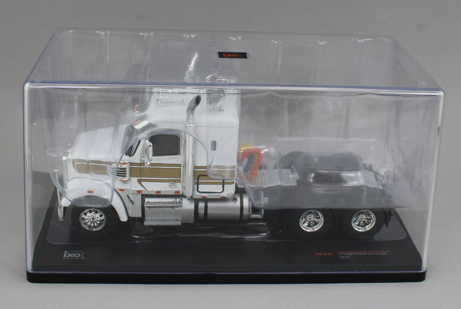 1:43 IXO Models *WHITE & GOLD* 2012 Freightliner CORONADO SEMI TRUCK *NIB*