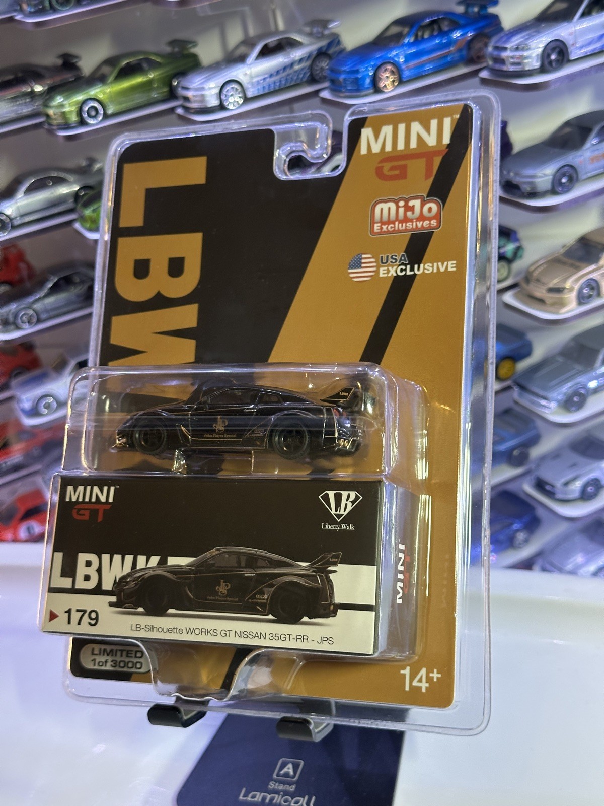 Mini GT Liberty Walk LB Nissan GT-R R35 Black 1/3000 #179 Mijo Brand New Sealed