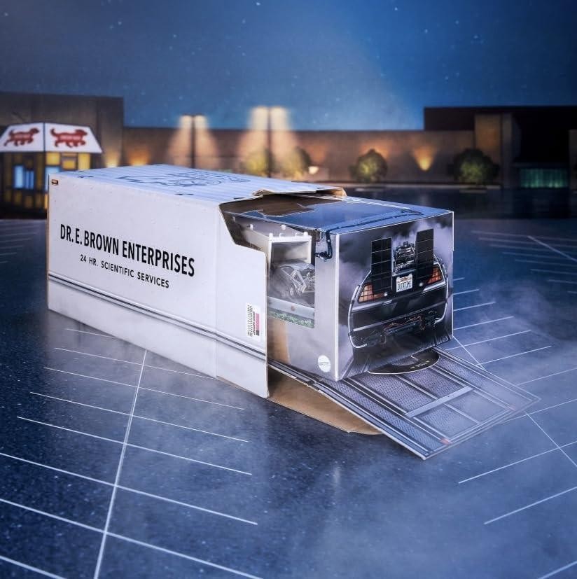 Hot Wheels Back to The Future 40th Anniversary Set