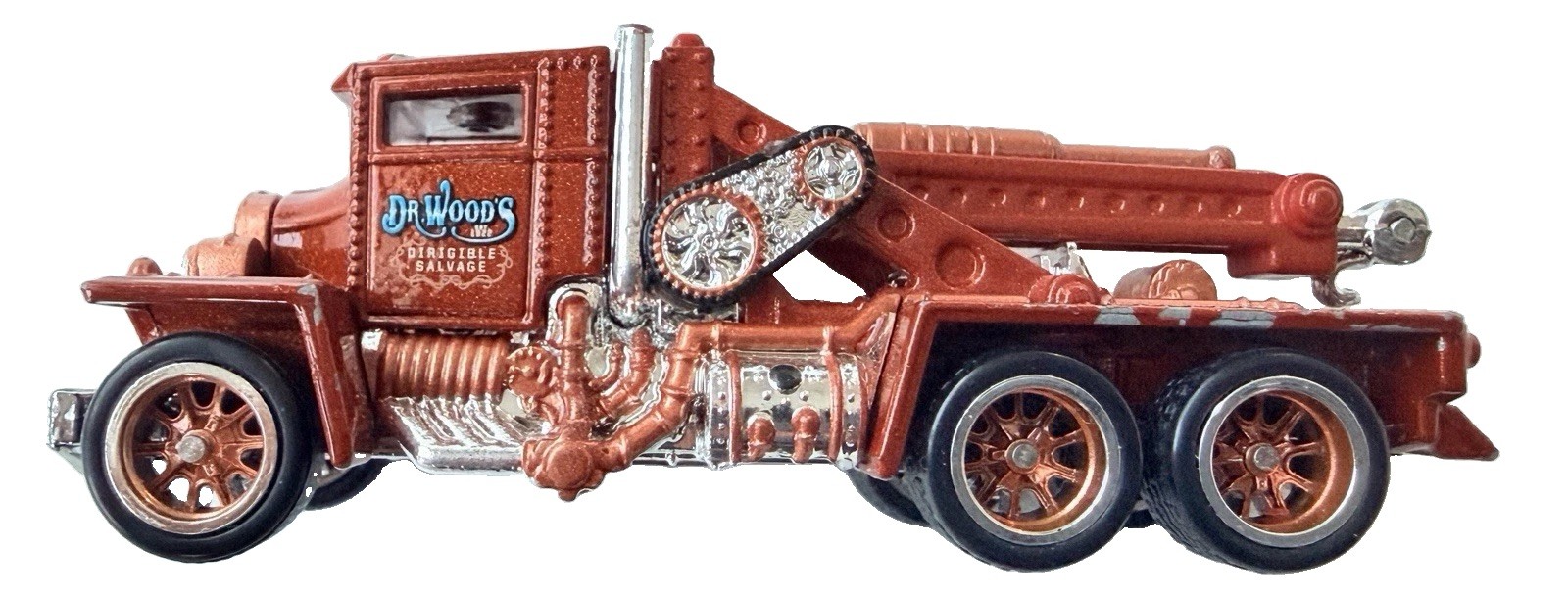 2018 Hot Wheels 32nd Convention Steampunk Truck Brown Loose Real Riders