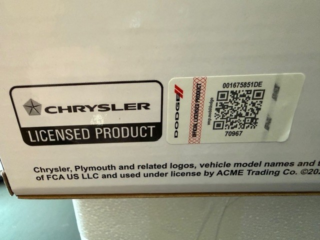 1971 Plymouth Cuda Diecast Car by ACME