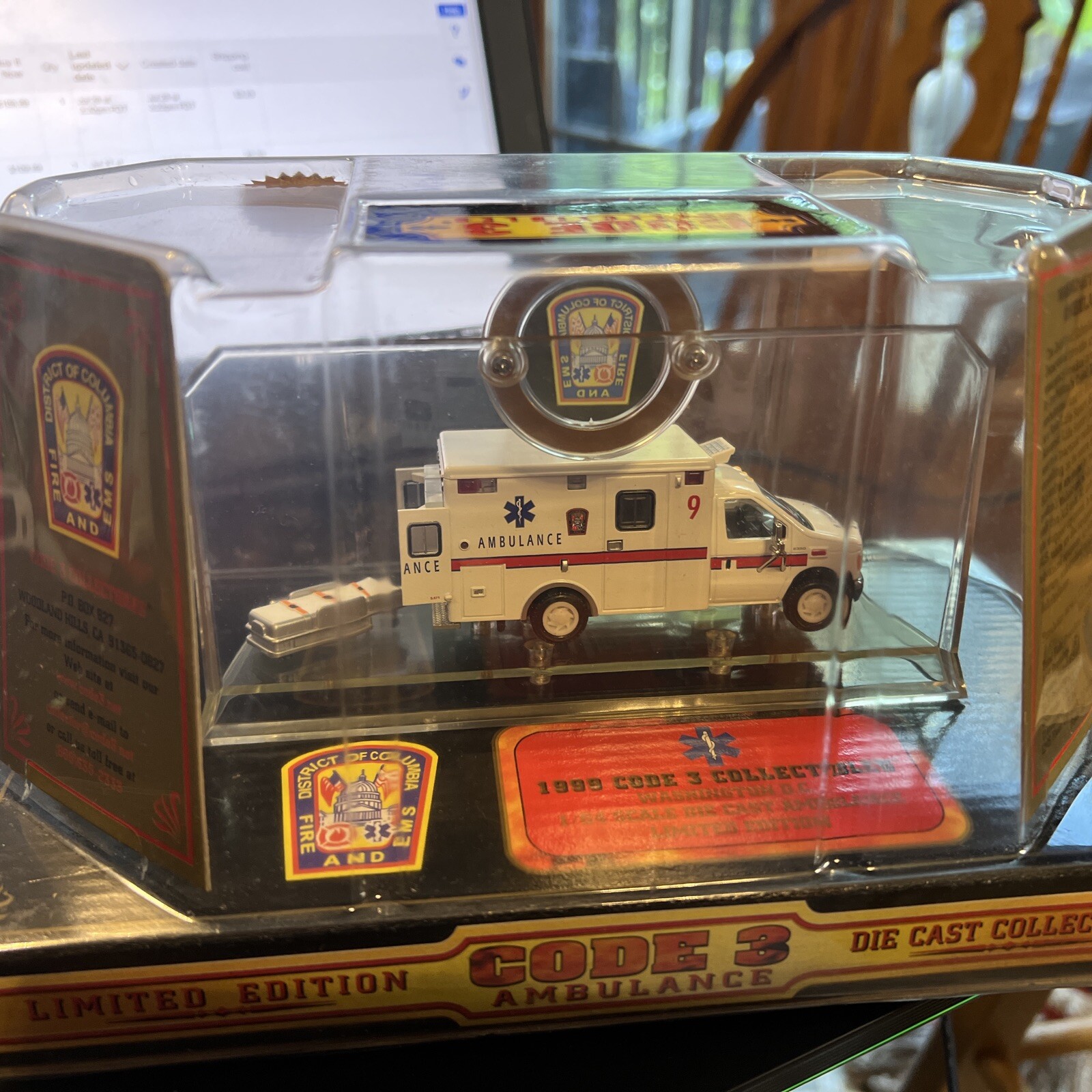 Code 3 Ford Ambulance 9 E-350 – Washington, DC 12060 – new in package