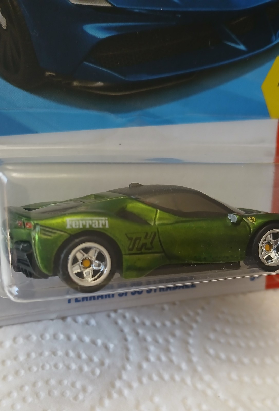 Hot Wheels Ferrari SF90 Stradale – CUSTOM WHEEL SWAP & PAINT (Satin Green)