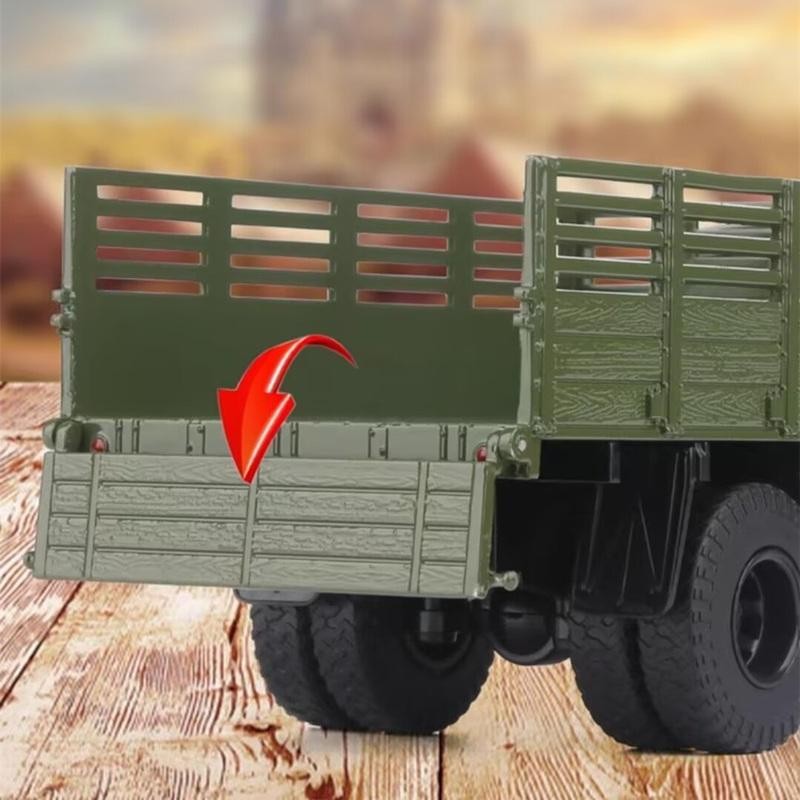 1:32 CA30 CA10 Diecast Tactical Truck Military Model with Sound & Light Toy