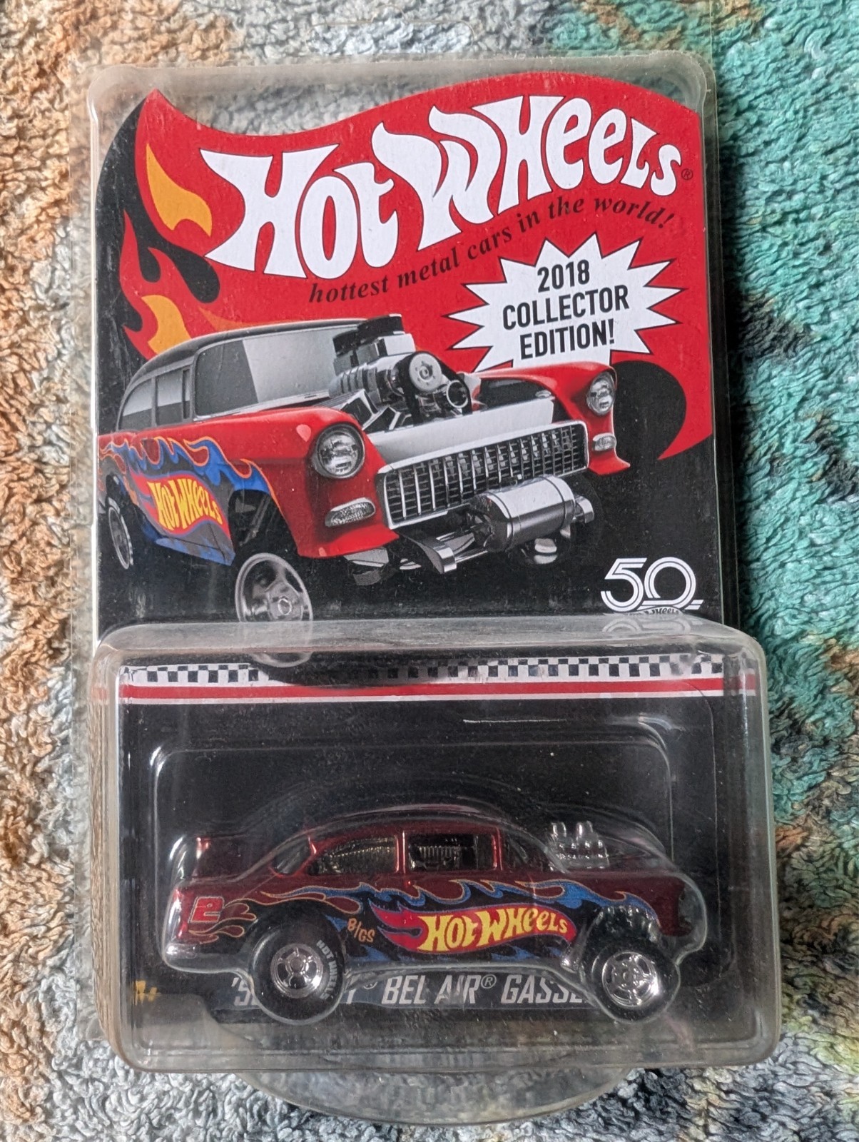 Hot Wheels 2018 collector edition 55 Chevy Bel Air Gasser