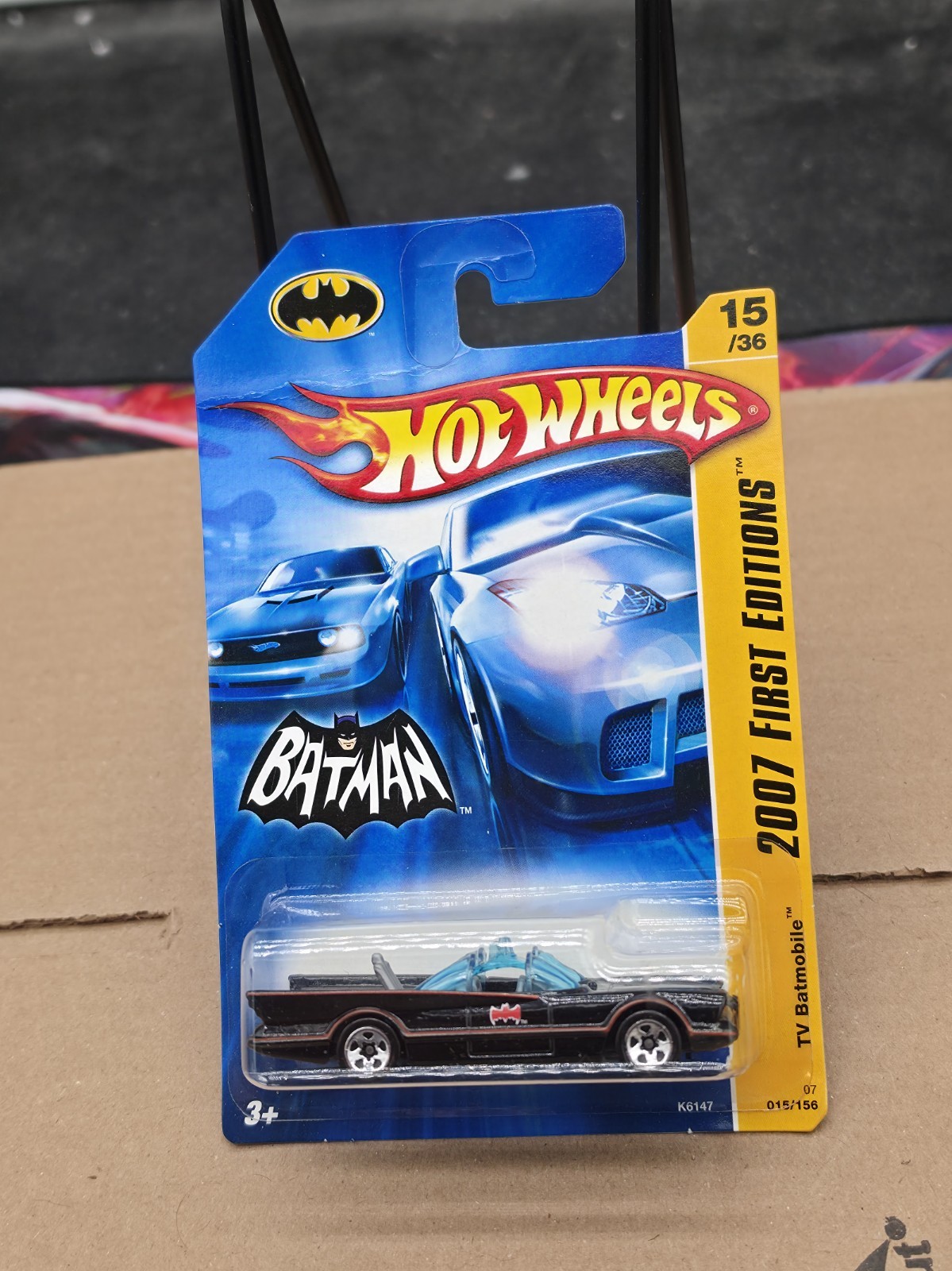 🦇2007 Mattel Hot Wheels 1966 BATMOBILE 1:64 Die-Cast Car. Batman TV DC Comics