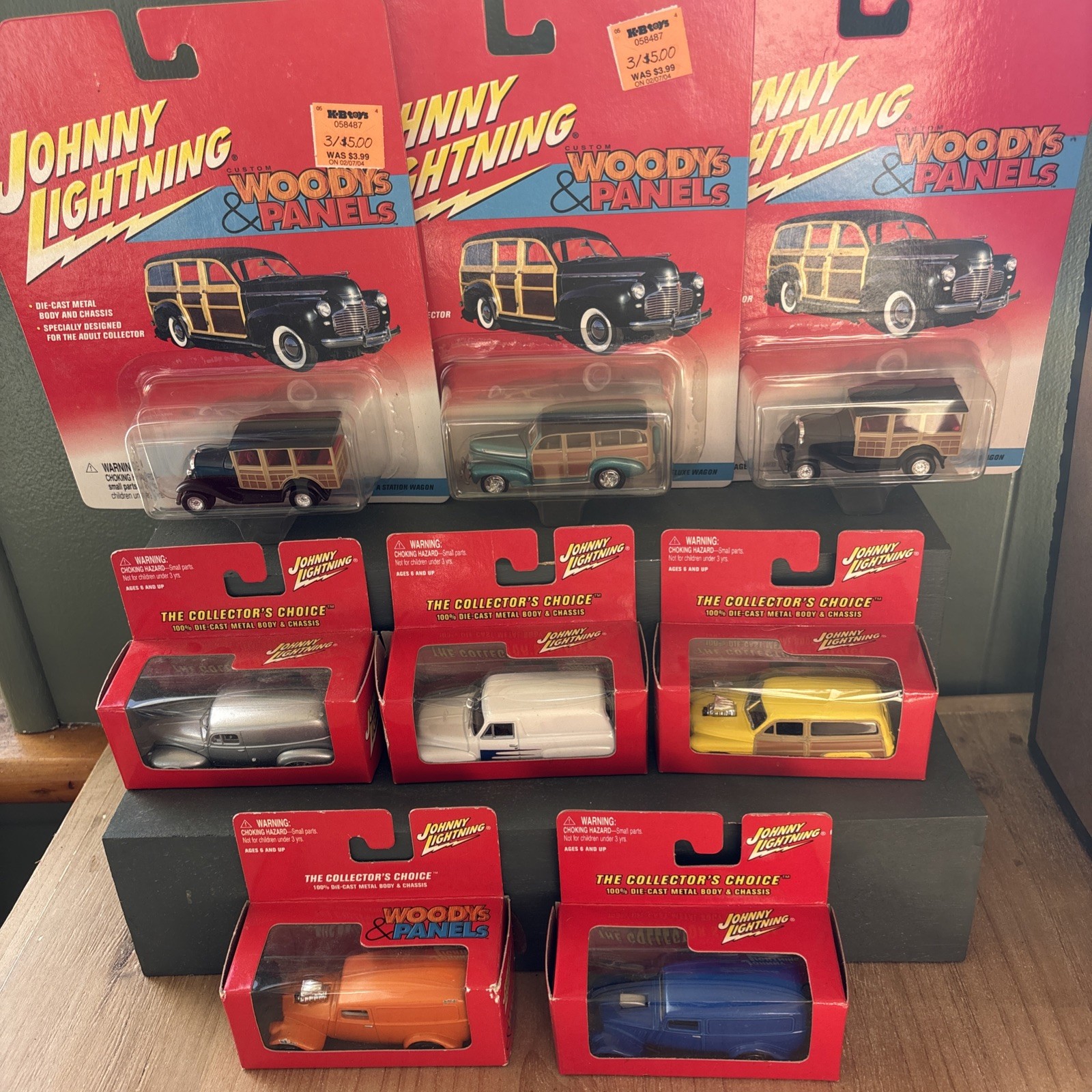Johnny Lightning Lot / New In Boxes / Lot Of 8 / Woodys & Panels / Other