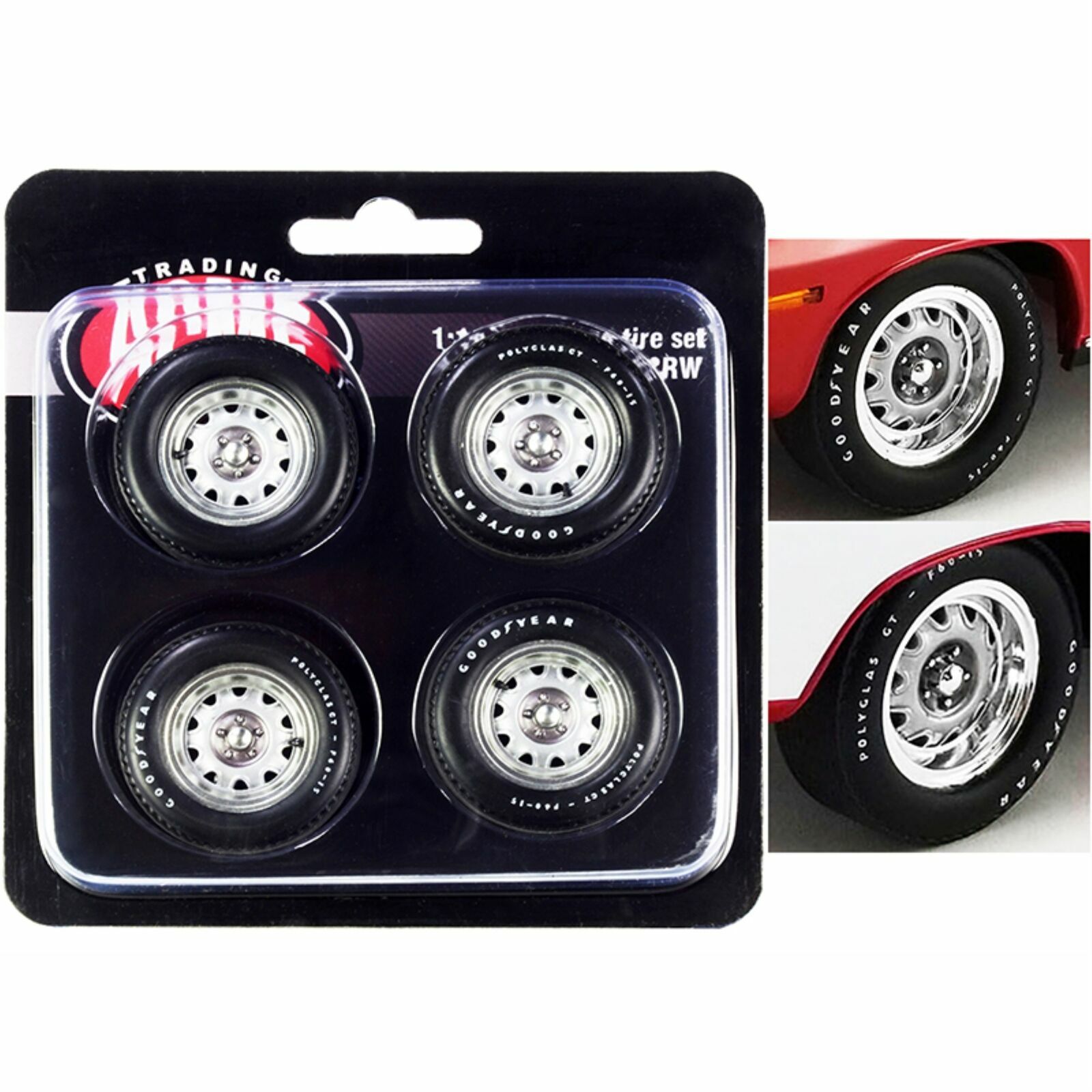 1/18 ACME Mopar Rally Wheel and Tire Set A1806123RW Brand New In Stock