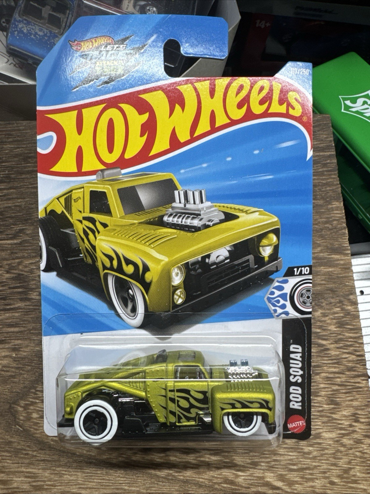 Hot Wheels Rod Squad Erikenstein Rod Green 2026 K Case.
