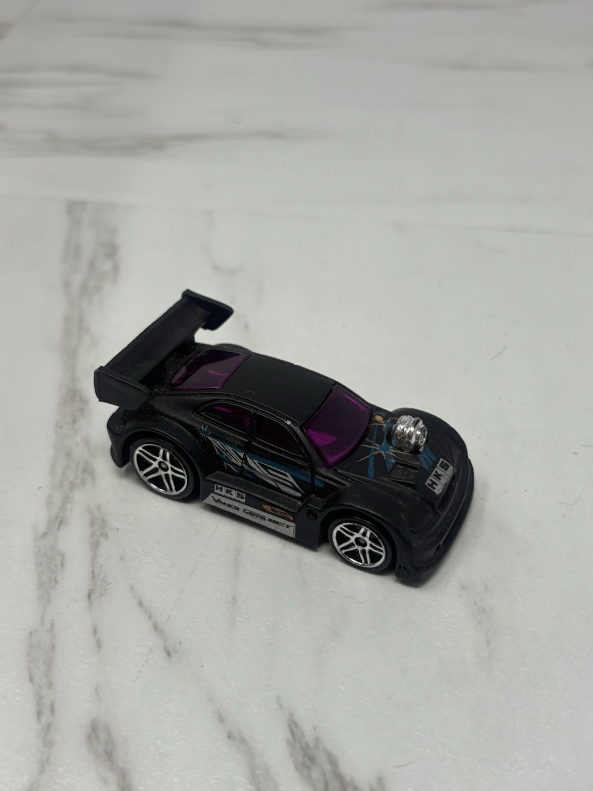 2002 HOT WHEELS HKS ALTEZZA BLACK TOY DIECAST VEHICLE CAR
