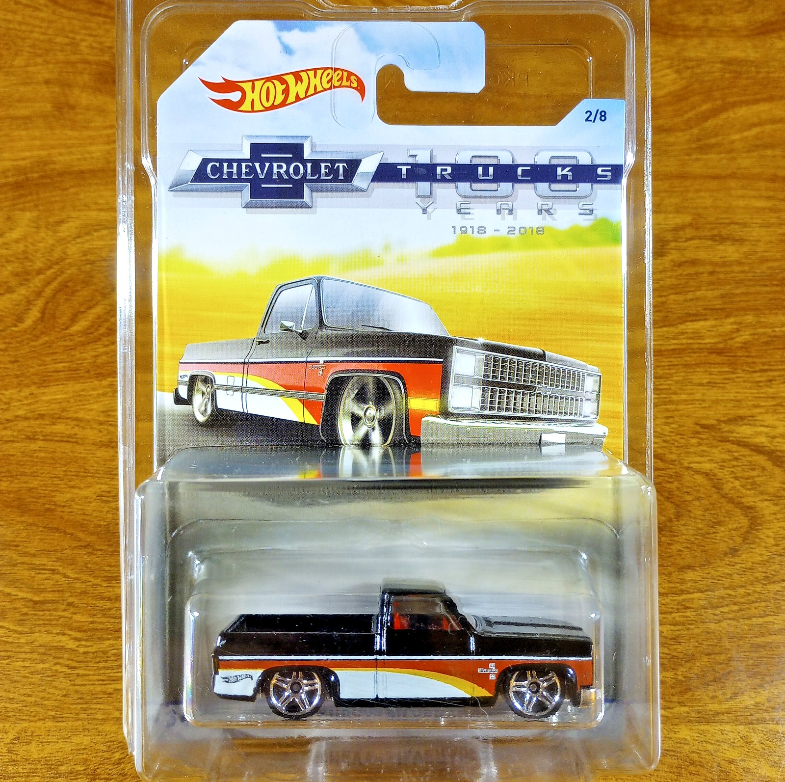 Hot Wheels 100 Years of Chevy Trucks 2/8 ’83 Chevy Silverado Black Malaysia 2018