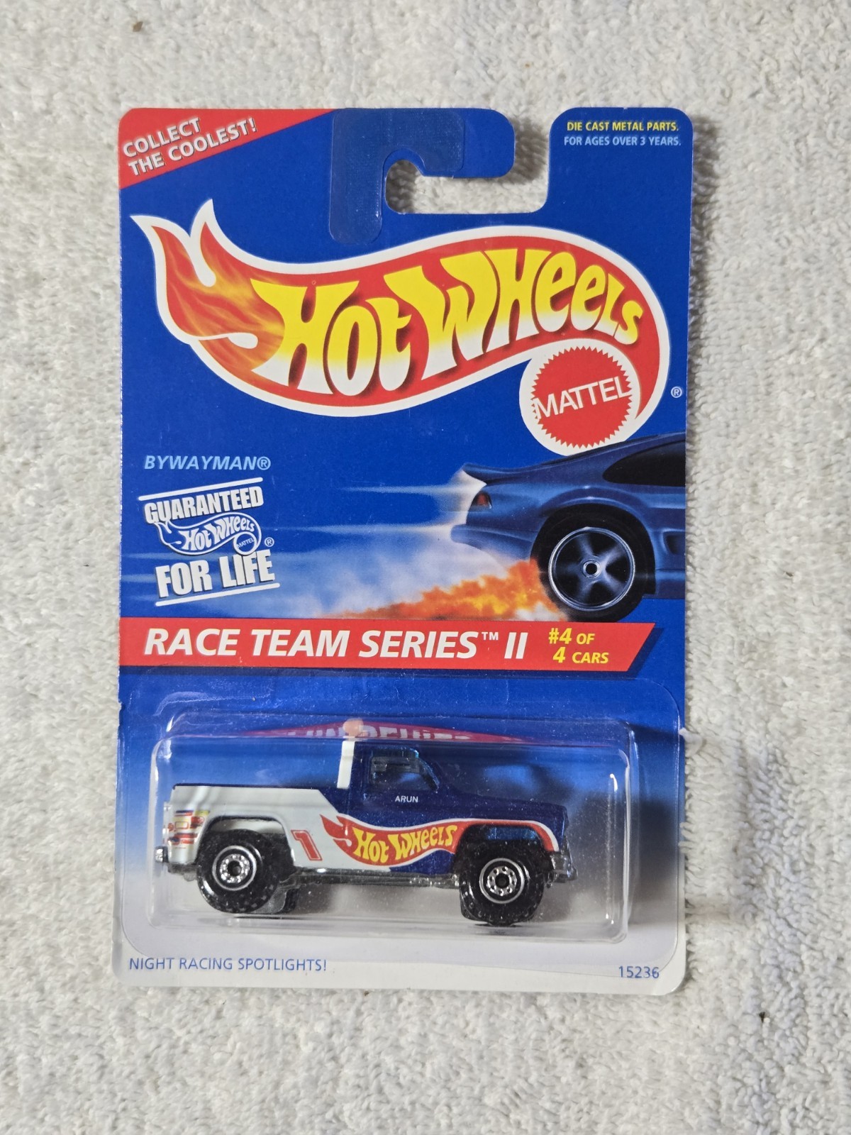HOT WHEELS RACE TEAM SERIES II BYWAYMAN