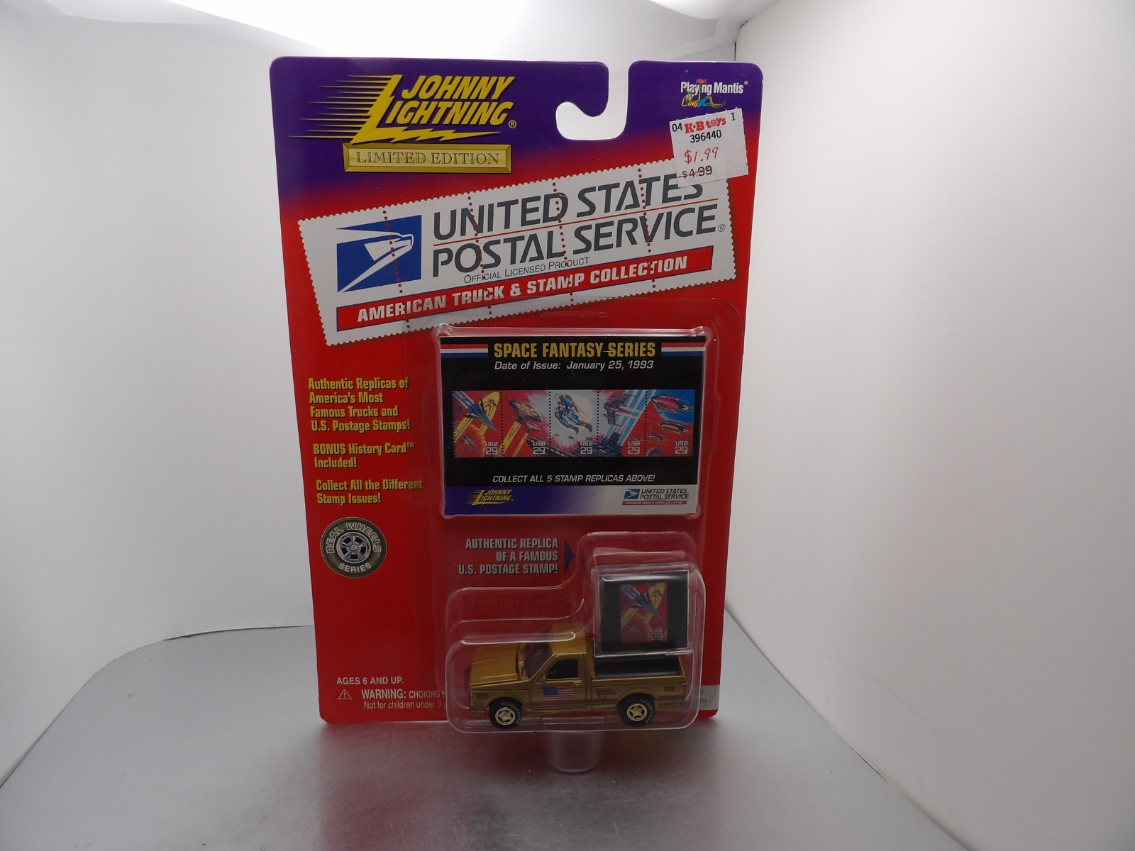 1991 GMC SYCLONE PICKUP JOHNNY LIGHTNING UNITED STATES POSTAL SERVICE 1:64