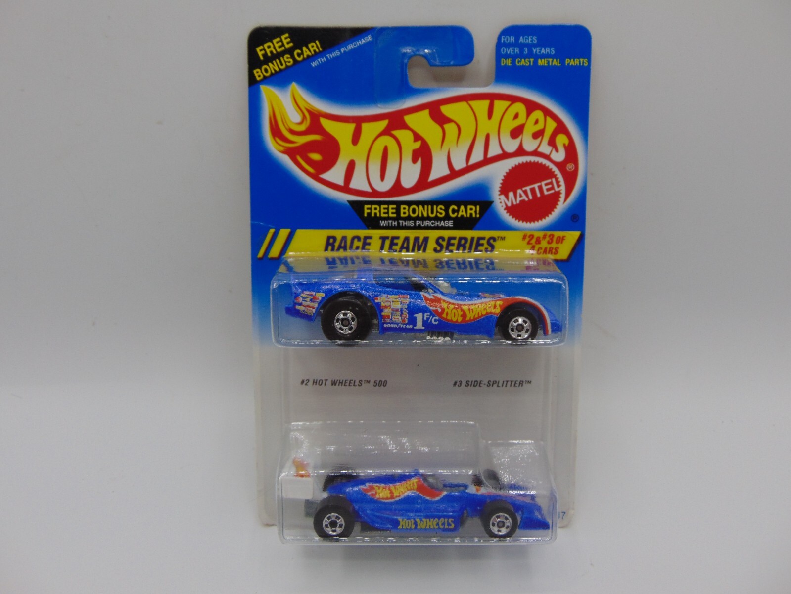 Hot Wheels Race Team Series Hot Wheels 500 and Side Splitter 4 Cars