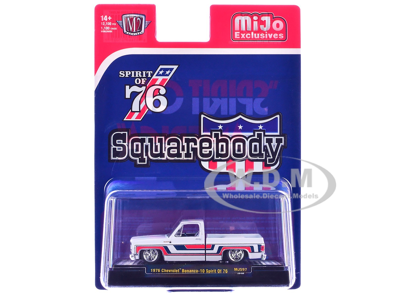 1976 CHEVROLET SILVERADO BONANZA-10 PICKUP SPIRIT OF ’76 1/64 BY M2 31500-MJS97