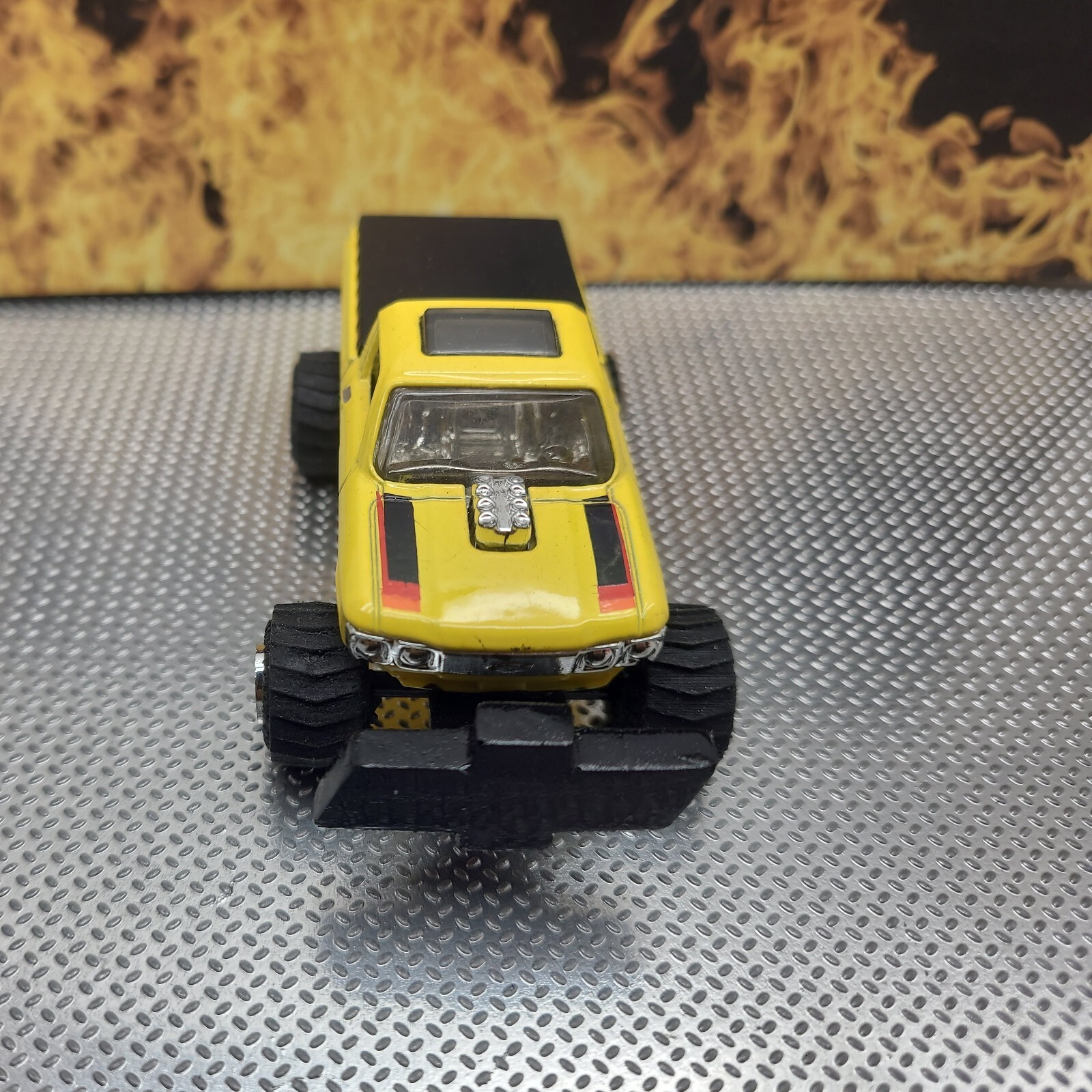 CUSTOM BUILT 1:64 GreenLight Chevy ❤️ 4×4 CHEVEROLET HOTROD PULLING TRUCK puller
