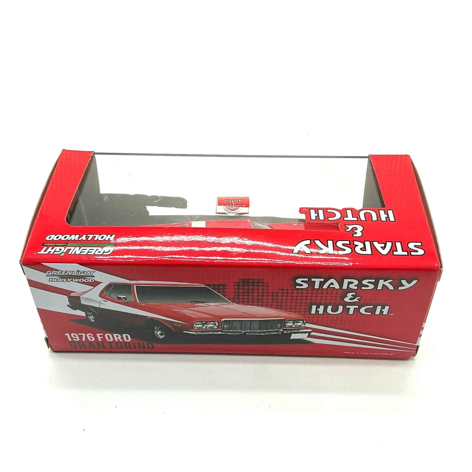 Greenlight Hollywood 1:43 STARSKY & HUTCH 1976 Ford Gran Torino -Missing Light-