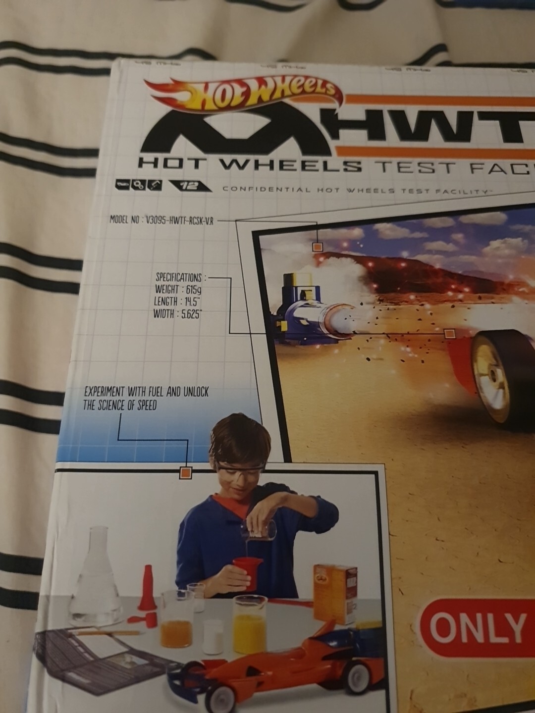 Hot Wheels Test Facility H.W.T.F. Rocket Car Science Kit, Mattel, NEW SEALED Box