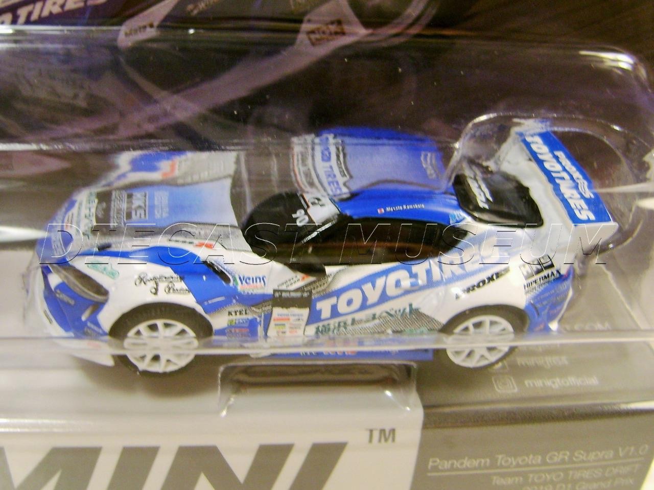TOYOTA GR SUPRA V1.0 TEAM TOYO TIRES PANDEM MIJO TSM MODEL MINI GT DIECAST 2021
