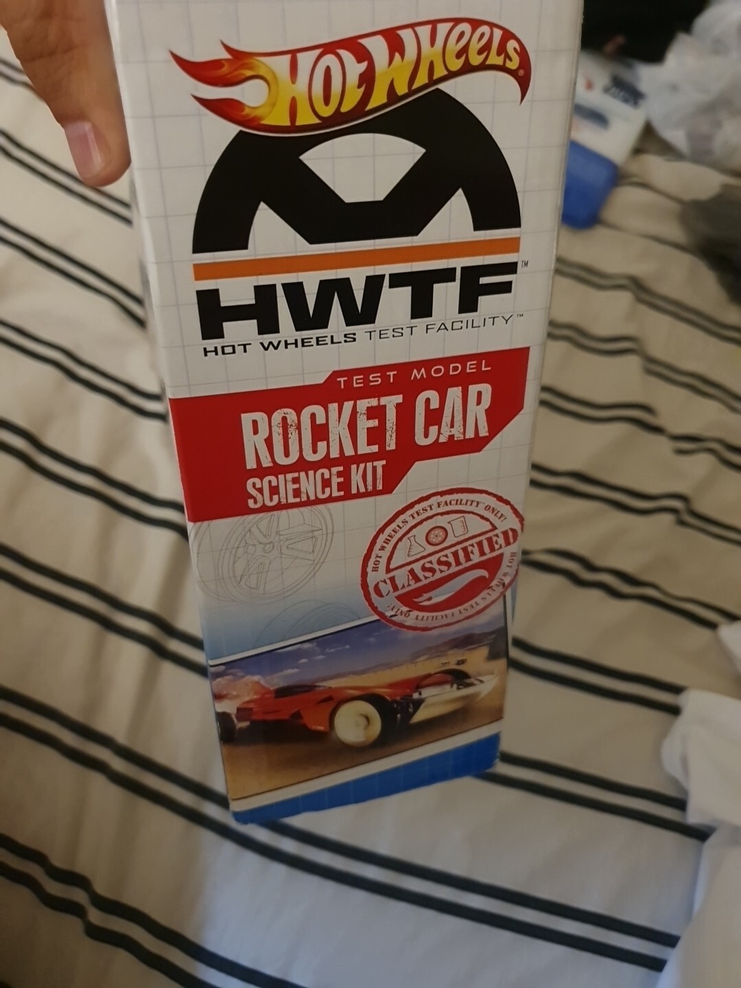Hot Wheels Test Facility H.W.T.F. Rocket Car Science Kit, Mattel, NEW SEALED Box