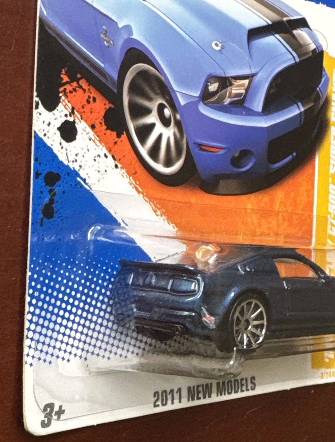 2011 Hot Wheels ‘10 Ford Shelby GT-500 Super Snake Blue/Black NEW MODELS 3/50