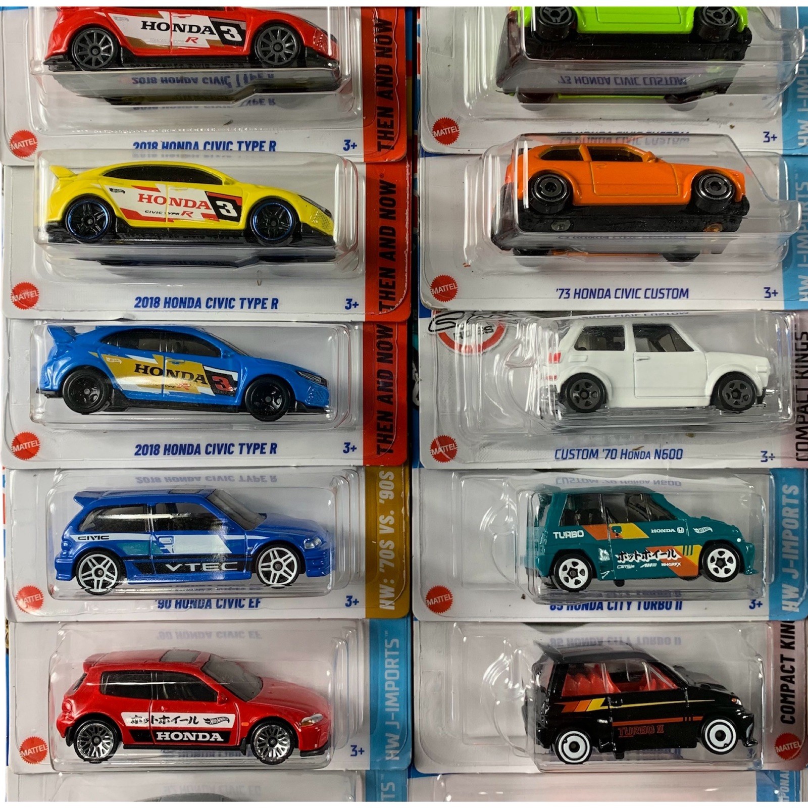 Hot Wheels BIG LOT of 50 Import Tuners Compacts Nissan Honda Acura Subaru Toyota