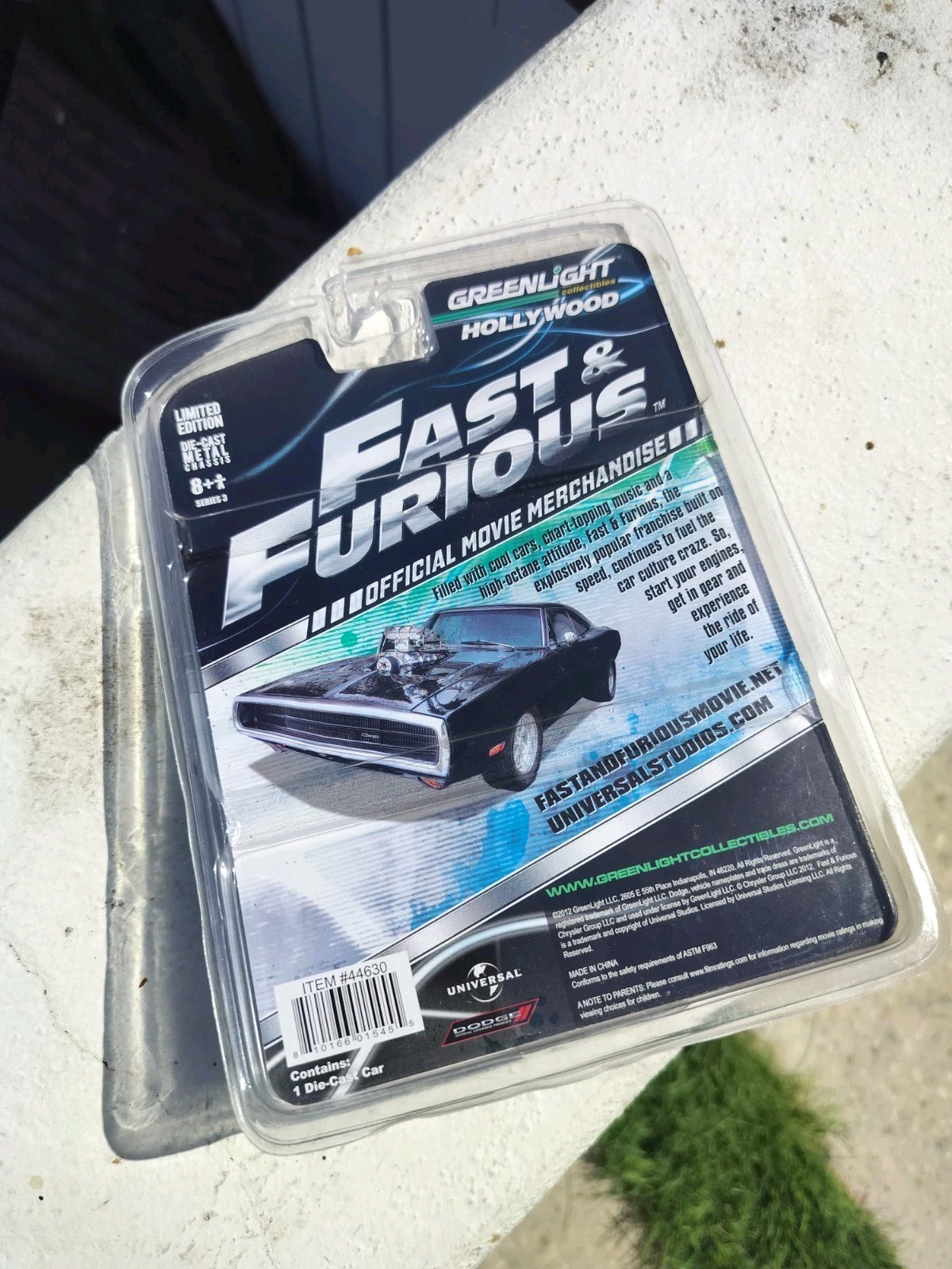 GreenLight Fast & Furious 1970 Dodge Charger Dom’s 1:64 Black Super Rare Chase