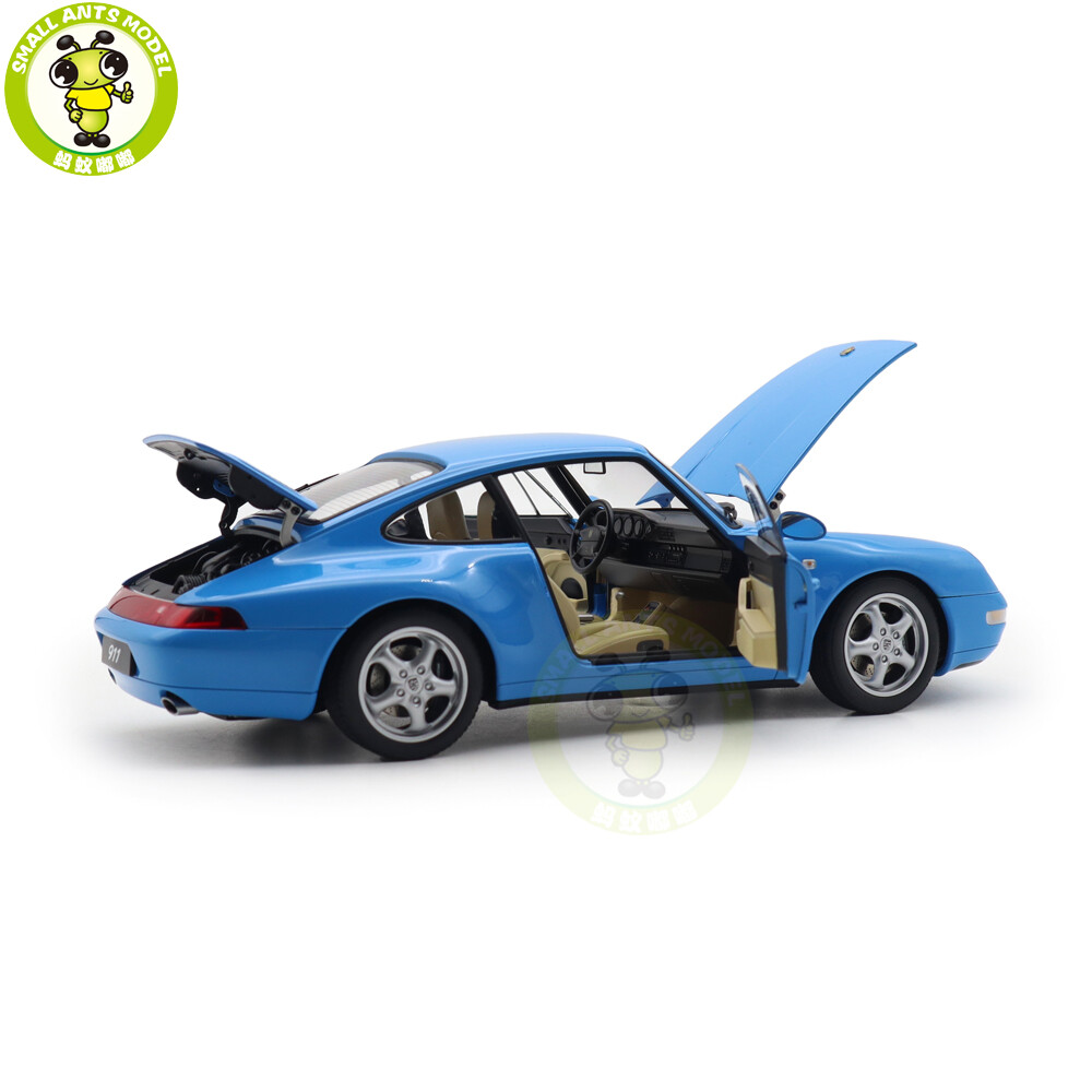 1/18 AUTOart 78133 Porsche 911 993 Carrera Blue Metallic Diecast Model Car